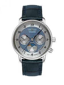 Женские часы Zeppelin Friedrichshafen 8537-3 с лунным календарем и кожаным ремешком, ремешок. - Фото 1