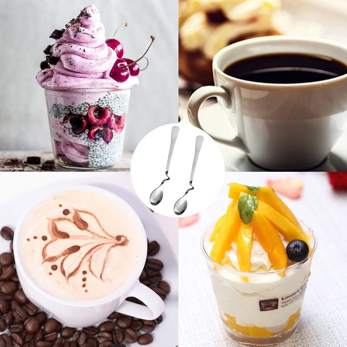 Ложка для меду з нержавіючої сталі, набір з 10, фото №3