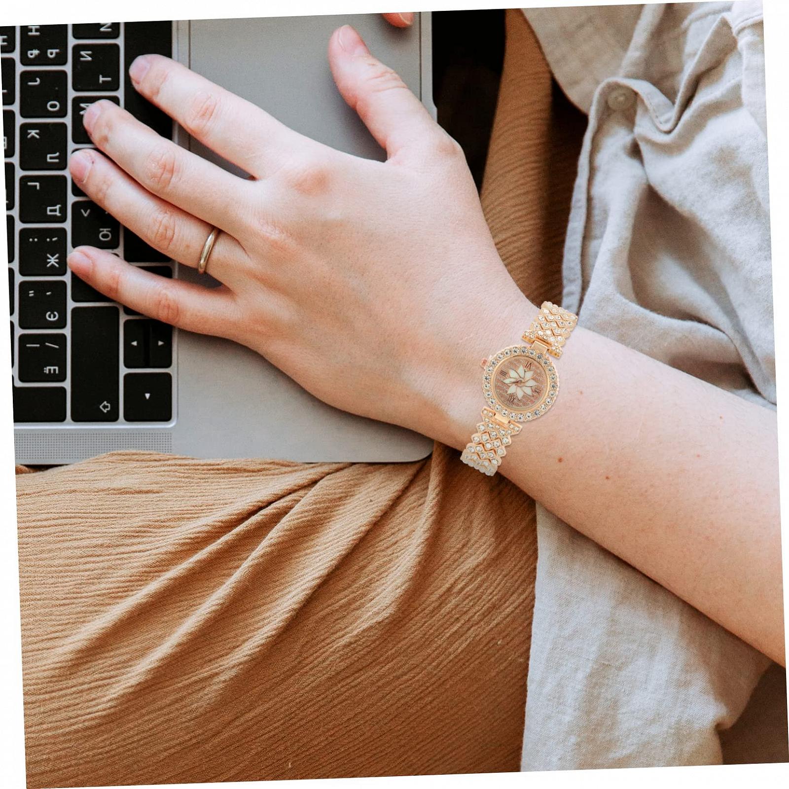 Жіночий наручний годинник LIFKOME Декоративний зі стразами, фото №2