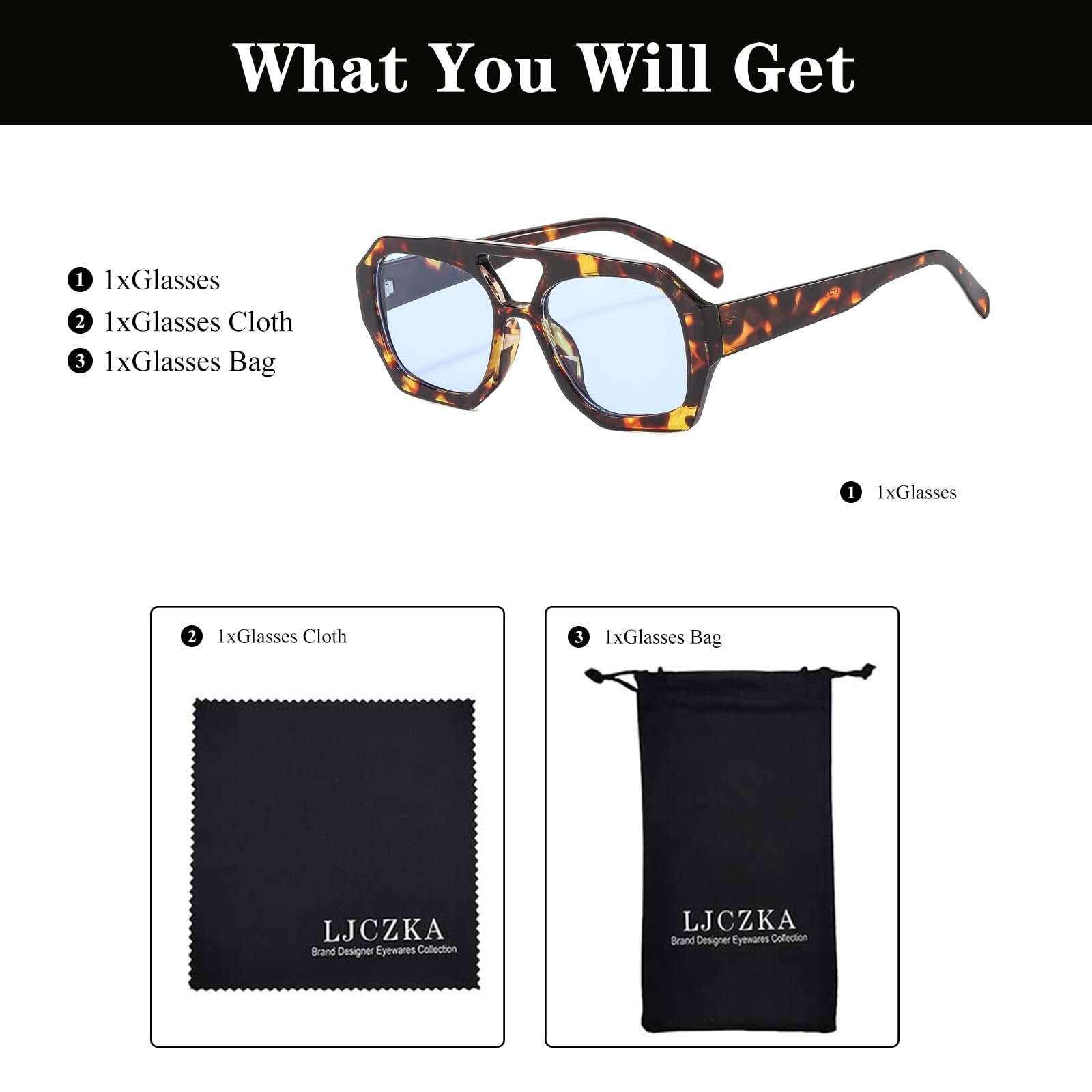 Солнцезащитные очки Авиатор LJCZKA Retro Квадратные с двойным мостиком Классические 70-х Плоские с защитой UV400, фото №5 Солнцезащитные очки Авиатор LJCZKA Retro Квадратные с двойным мостиком Классические 70-х Плоские с защитой UV400, фото №5