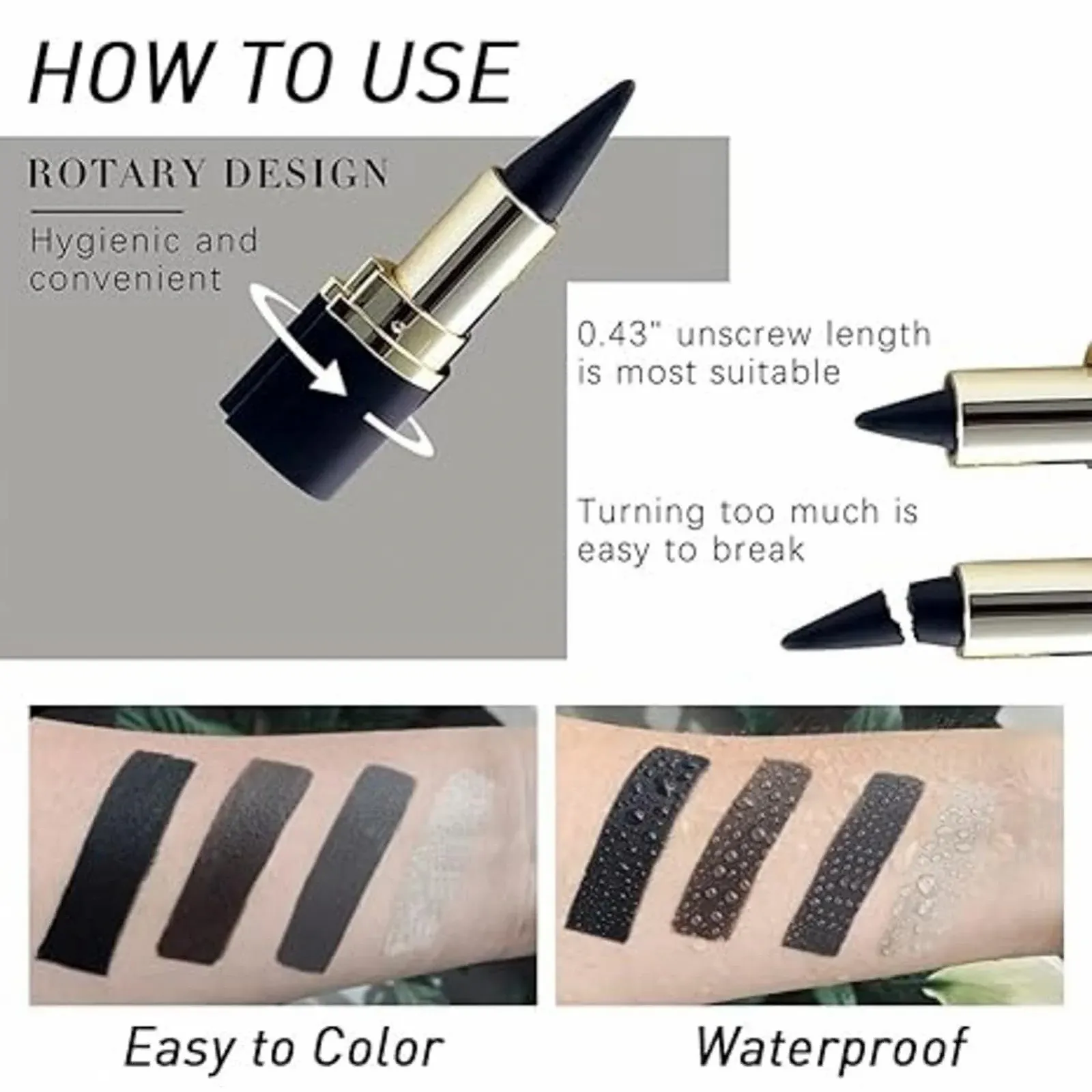Гелевый Eyeliner Водостойкий, фото №3 Гелевый Eyeliner Водостойкий, фото №3