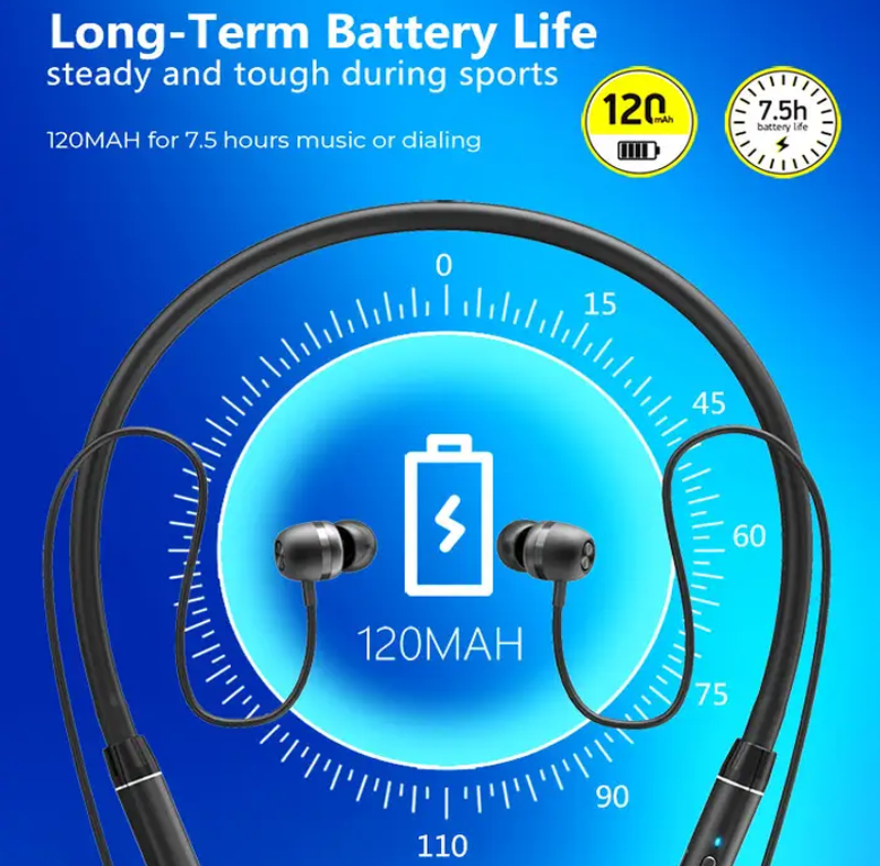 Беспроводные наушники на шею FONENG Silicom Rober Neckband BL31, фото №4 Беспроводные наушники на шею FONENG Silicom Rober Neckband BL31, фото №4