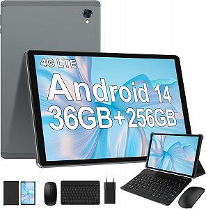 Планшет 10.4'' Full HD LEVIRTU P107-EEA 12+24/256Gb 4G 2-SIM 8 ядер Android 14 8000 мАч Серый - Фото 1