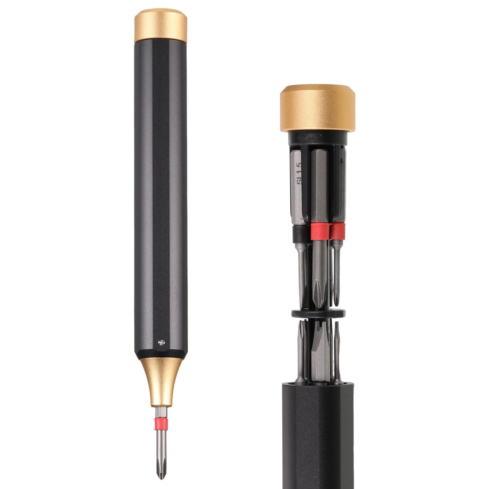 Набор отверток Precision 10-в-1 для электроники очков часов золото, фото №1