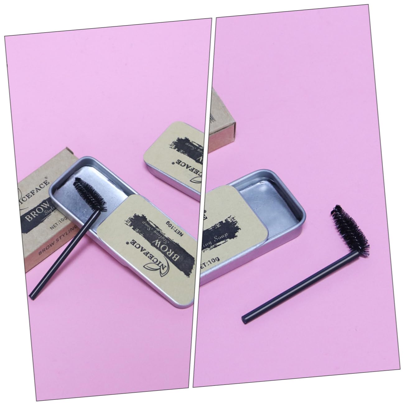 Набір FRCOLOR Eyebrow Soap Make-Up Box 2 шт Натуральне мило віск для брів для формування брів крем для укладання брів, фото №2