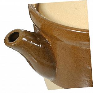 Кастрюля керамическая традиционная китайская термостойкая 2 л с эргономичной ручкой synthetic.ua - Фото 1