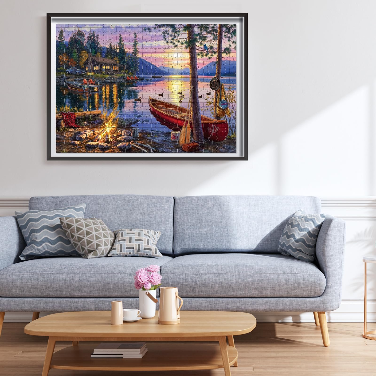 Пазл Закат на озере 1000 деталей от 14 лет, фото №3