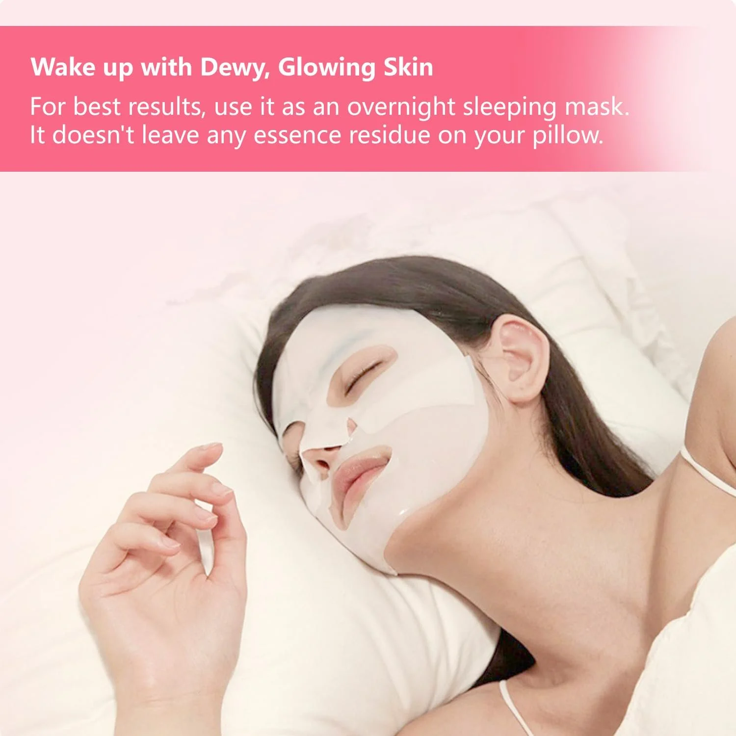 Маска для обличчя Organic Collagen для глибокого зволоження, антивікова, 5 шт, фото №7