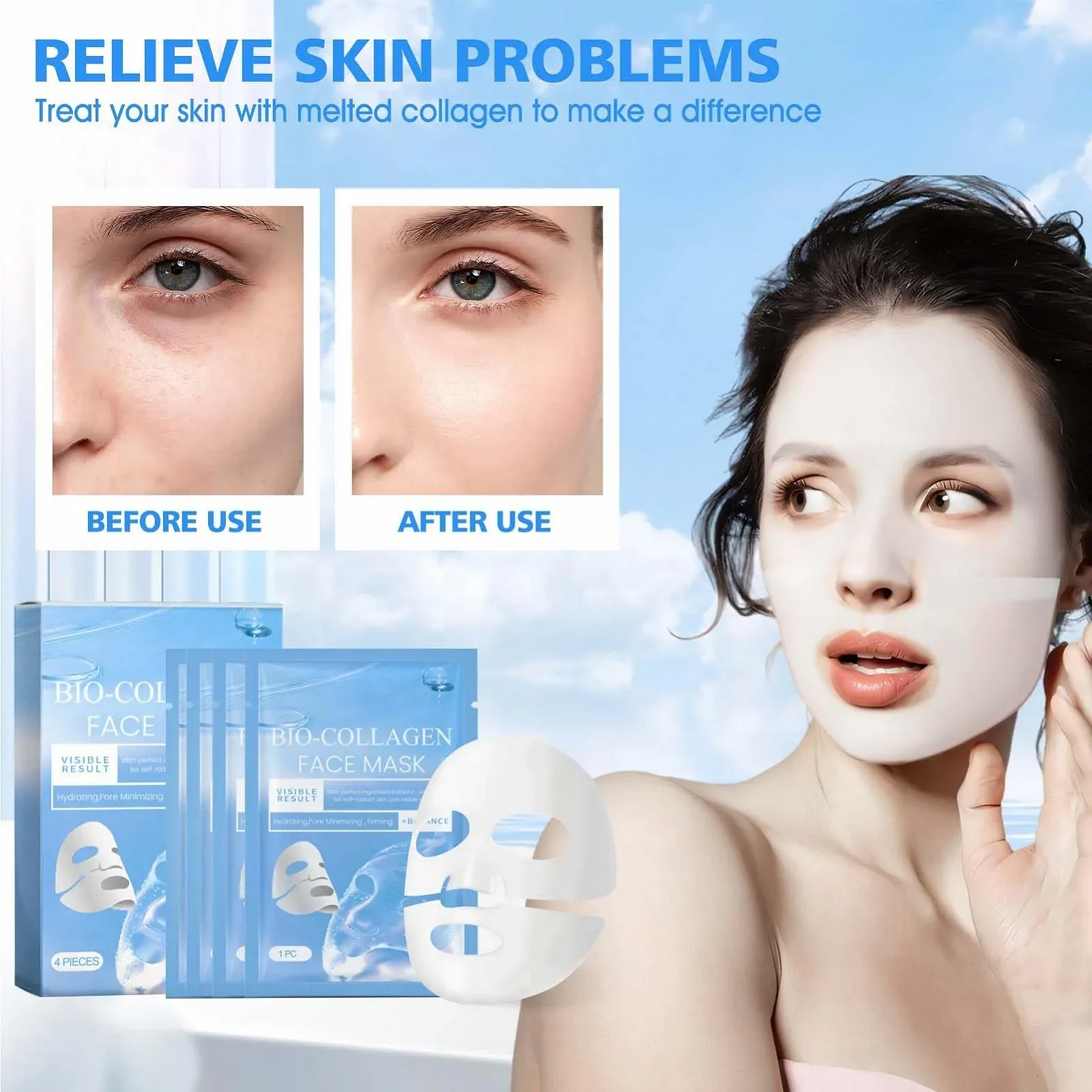 Маска Allony Колагенова Нічна Ефект Підтяжки та проти Зморшок, фото №6