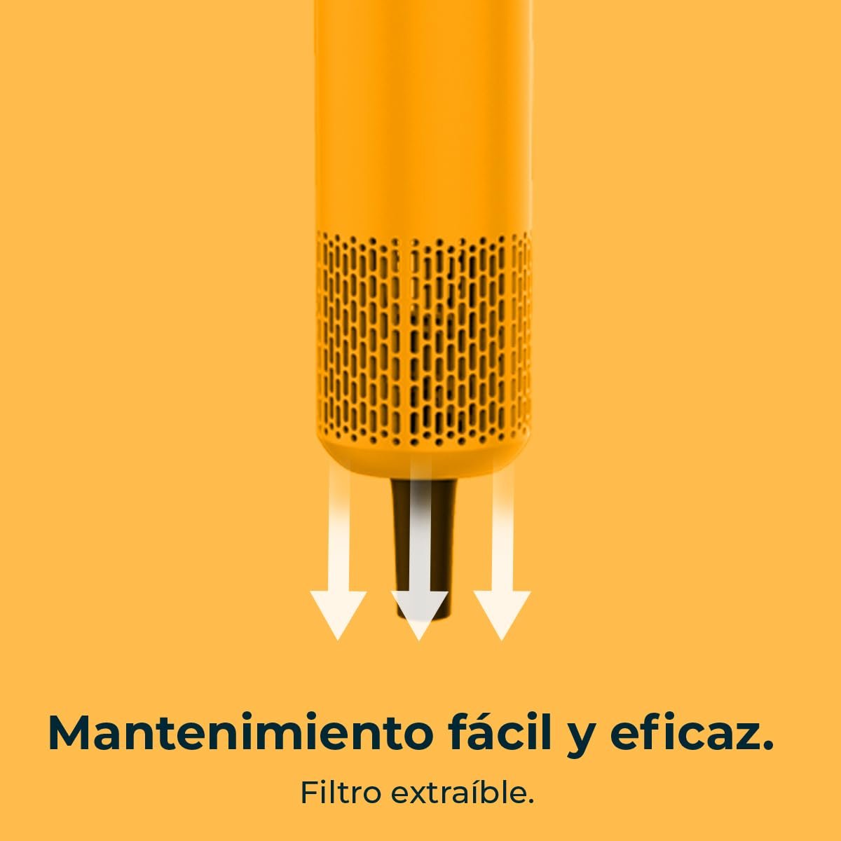 Фен Cecotec Ionicare Rockstar Style Желтый, ультракомпактный, легкий, мотор 1500 Вт, 110000 об/мин, ионный генератор, 4 температуры, 3 скорости, тихий, безщеточная технология, фото №10