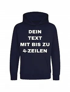 Детское худи с принтом NIMAMA ">– Персонализированное с желаемым текстом ">– Худи в подарок для мальчиков и девочек. Создай свой дизайн - Фото 1
