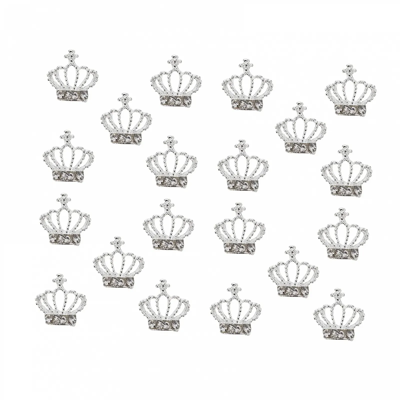 Наклейки для нігтів Стрази Корони 30 шт., фото №1