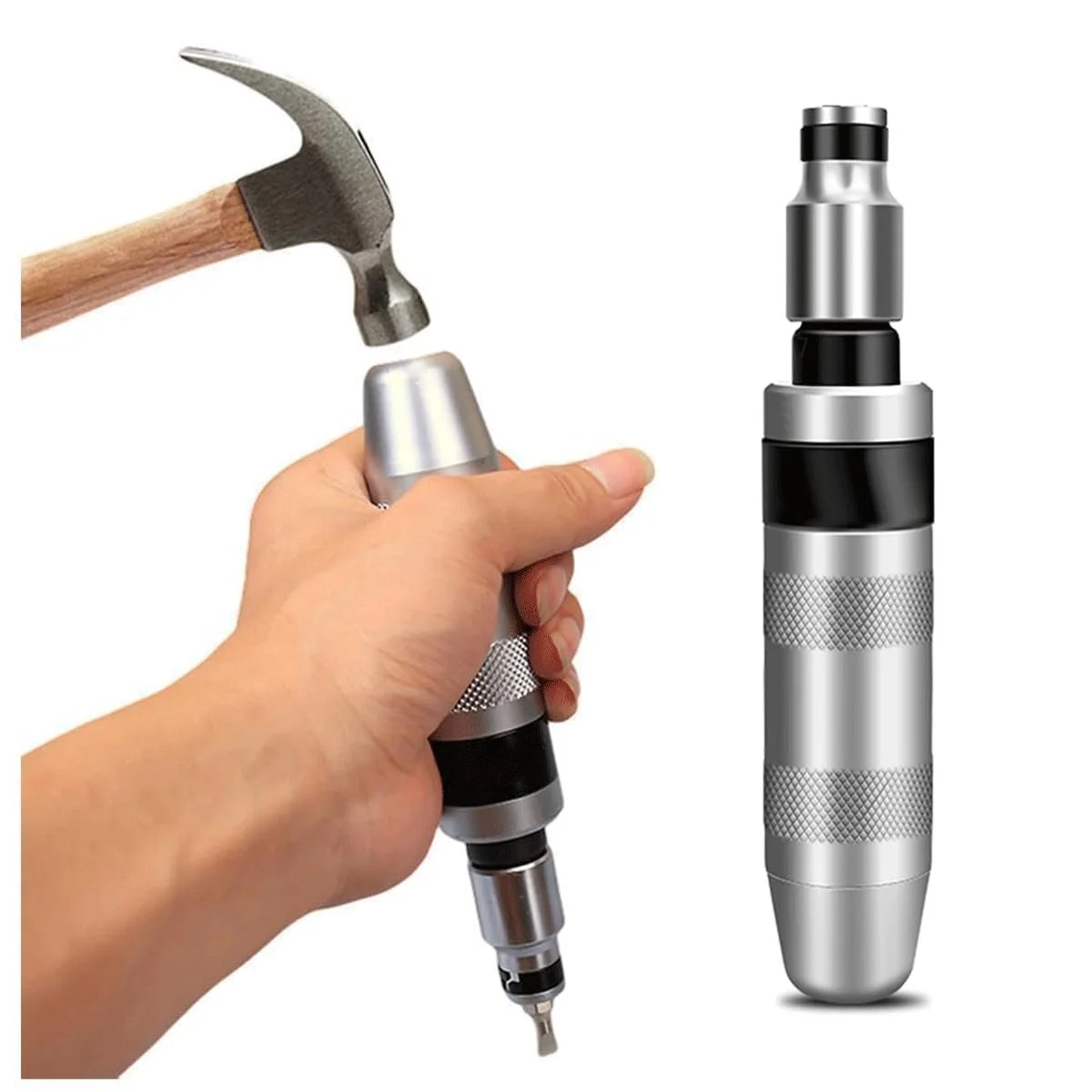 Набір ударних викруток 16 шт. 1/2 дюйма шліцьові Phillips Hex біти, фото №5