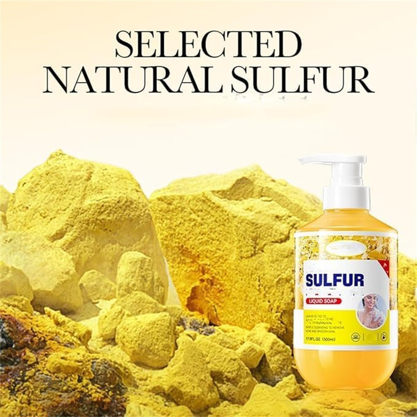 Гель для душу Sulfur Body Wash Cleaning Repair Multi-Action 3-в-1, фото №6