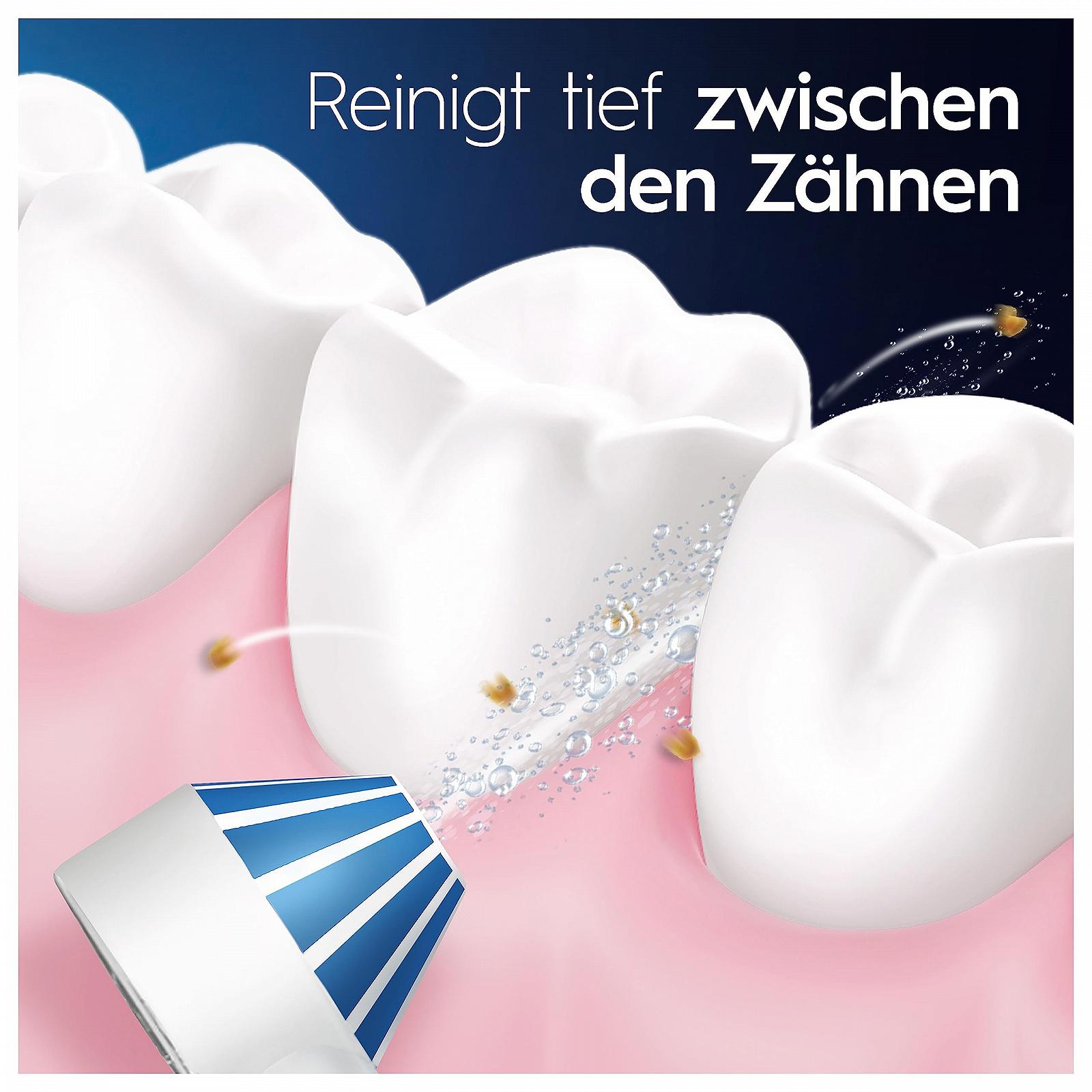 Ирригатор Oral-B Oral Health Center с технологией Oxyjet для чистки зубов, 2 сменные насадки и электрическая зубная щетка iO Series 6, 2 сменные щетки, 5 режимов для ухода за зубами, белый, фото №3