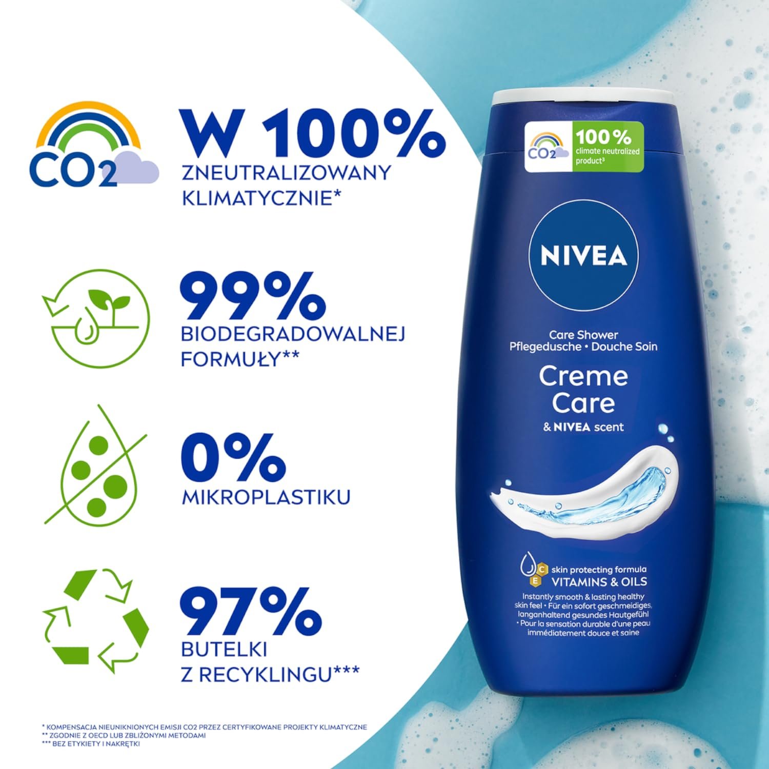 Гель для душа NIVEA Creme Care 250 мл, фото №5