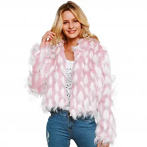 Куртка зі штучного хутра TRIGLICOLEUM Жіноча Коротка Зимова - Фото 1