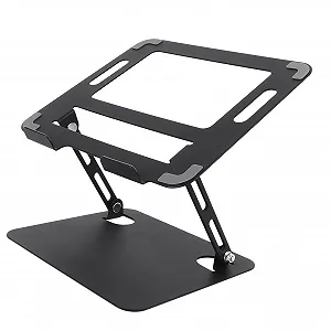 Підставка для ноутбука, складана, регульована по висоті, з вуглецевої сталі, для дому, офісу, подорожей - Фото 1