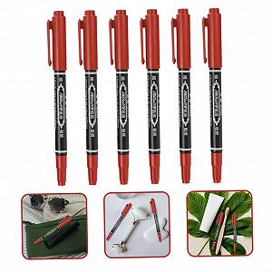 Олівець Minkissy White Marking Pen White 6 штук synthetic.ua - Фото 1