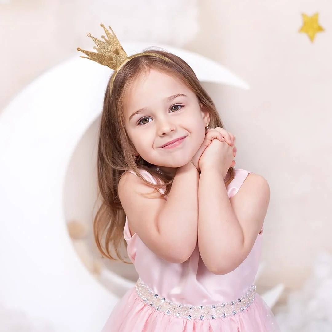 Обруч Корона Princess Girls Золота, фото №5