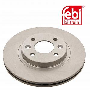 Комплект гальм (Гальмівні диски + гальмівні колодки) FEBI BILSTEIN Renault Twingo 1 передній synthetic.ua - Фото 1