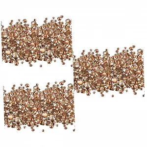 Стрази для нігтів Плоскі скляні стрази Ікра - Фото 1