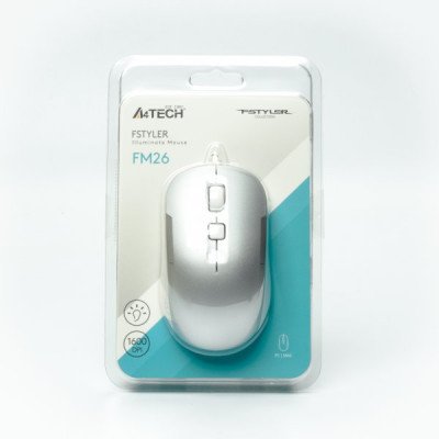 Мышка A4Tech FM26 USB Icy White (4711421991469), фото №11