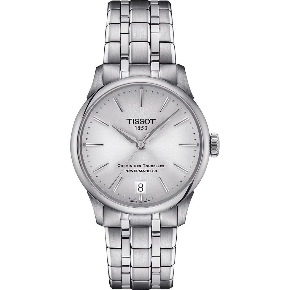 Автоматические часы Tissot T1392071103100, серебряный, Браслет, фото №1