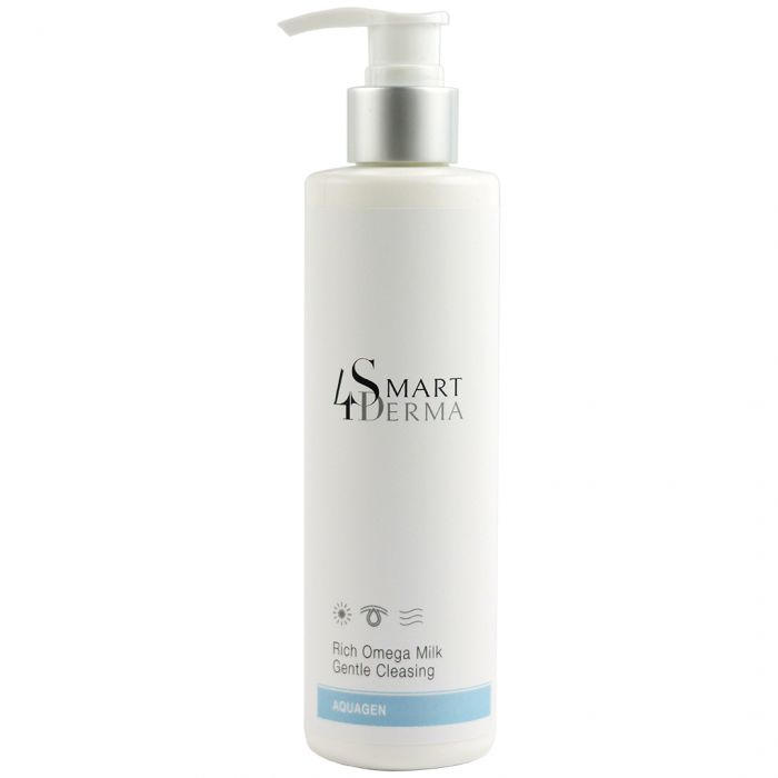 Розкішне молочко для вмивання Омега Smart4Derma Rich Omega Milk Gentle Cleasing 250мл 250 мл, фото №1