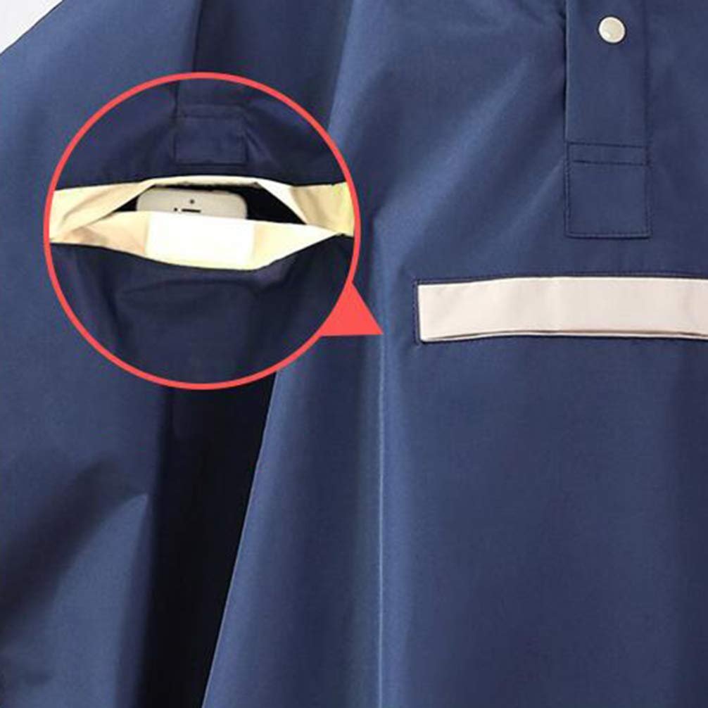 Дождевой плащ-пончо с капюшоном BESPORTBLE, водонепроницаемый детский дождевик - легкая многоразовая дождевая одежда с капюшоном для детей до 5 лет, темно-синий, S, фото №2 Дождевой плащ-пончо с капюшоном BESPORTBLE, водонепроницаемый детский дождевик - легкая многоразовая дождевая одежда с капюшоном для детей до 5 лет, темно-синий, S, фото №2