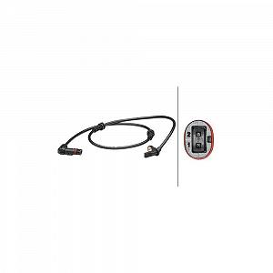 Датчик частоты вращения колеса HELLA 6PU 012 679-361 для MERCEDES-BENZ, передняя ось - Фото 1