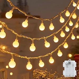 Світлодіодна Гірлянда Cshare Кульки 6 м 40 LED Живлення від батарейок Теплий білий - Фото 1