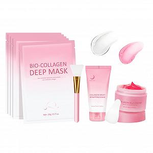 Маска-пилинг для лица, Soothing Moisturizer Mask с кистью, освежающие средства для красоты для сухой, жирной, чувствительной, комбинированной кожи, увлажняющие процедуры для лица, 75 мл - Фото 1