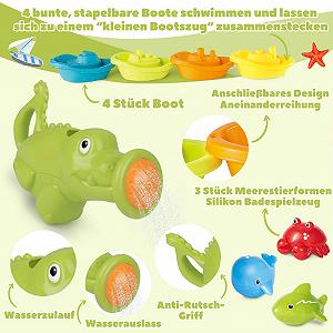 Набор игрушек для ванны 16 предметов. synthetic.ua - Фото 1