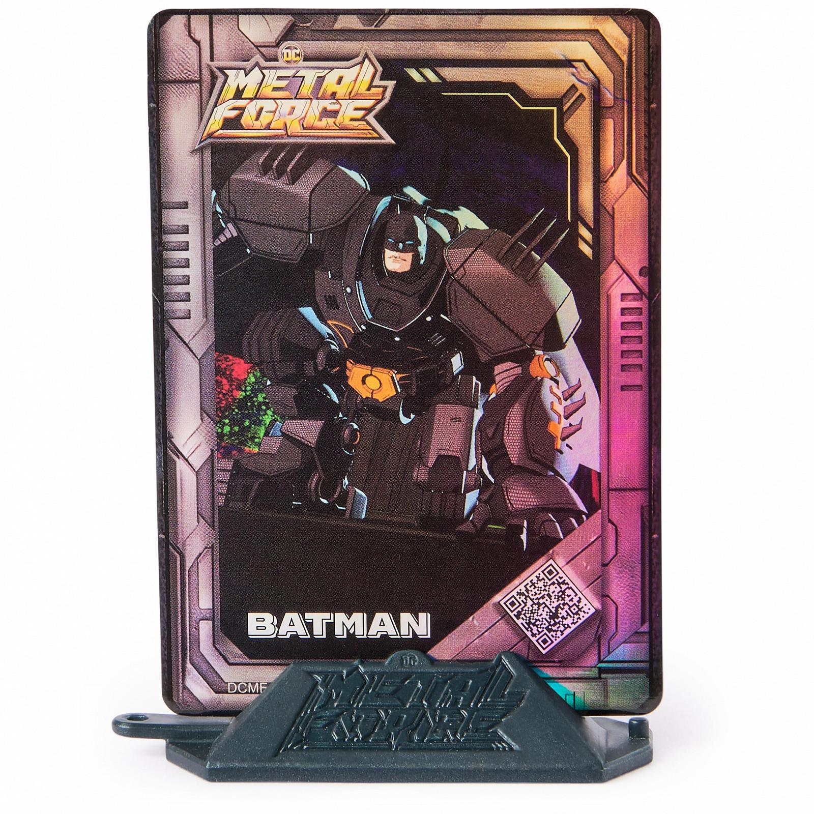 Фигурка Бэтмен DC Comics Metal Force, 15 см с мини-фигуркой 10 см, со встроенным бластером и бронекостюмом, фото №8