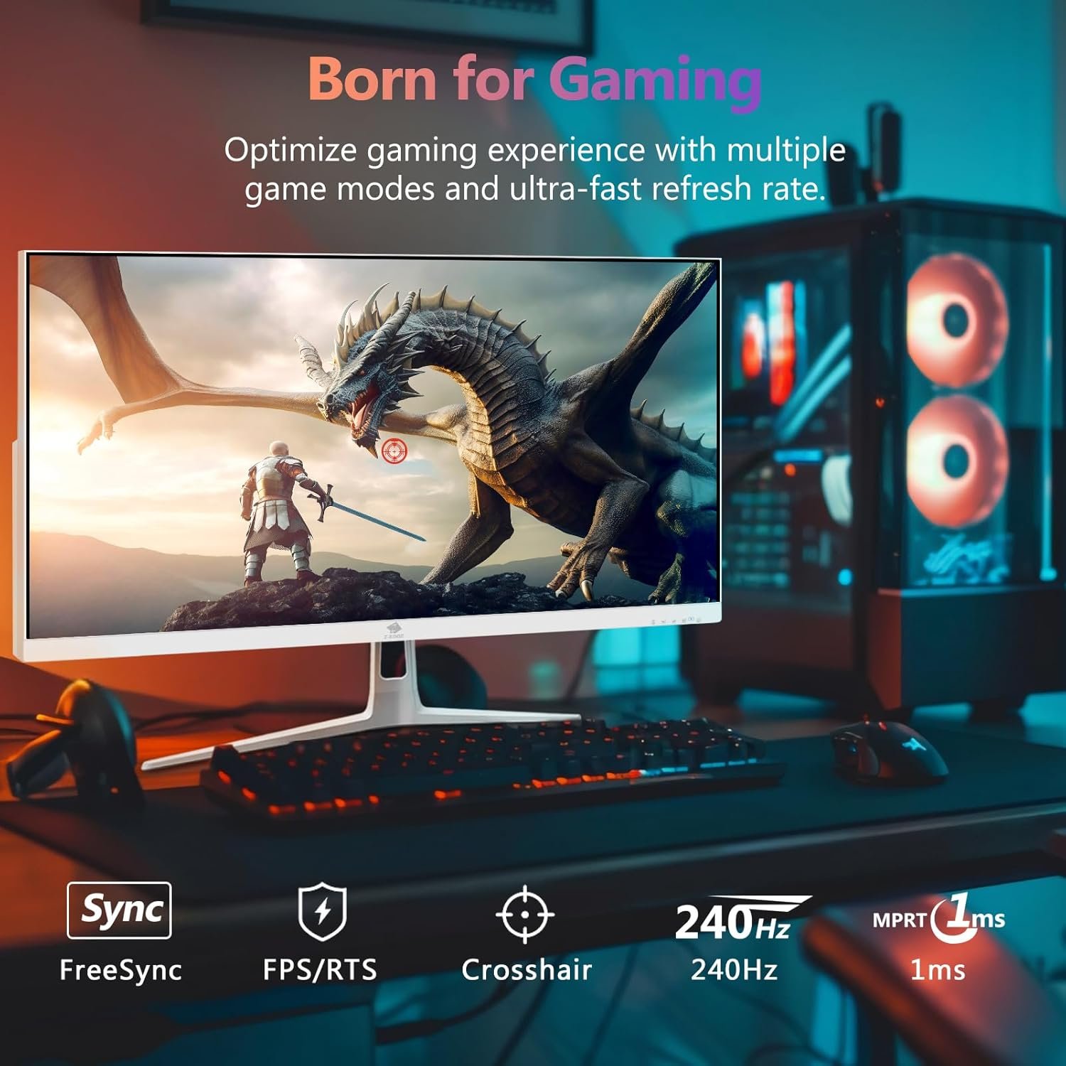 Монітор 27" Z-Edge UG27PJ Full HD IPS 240 Гц, фото №4