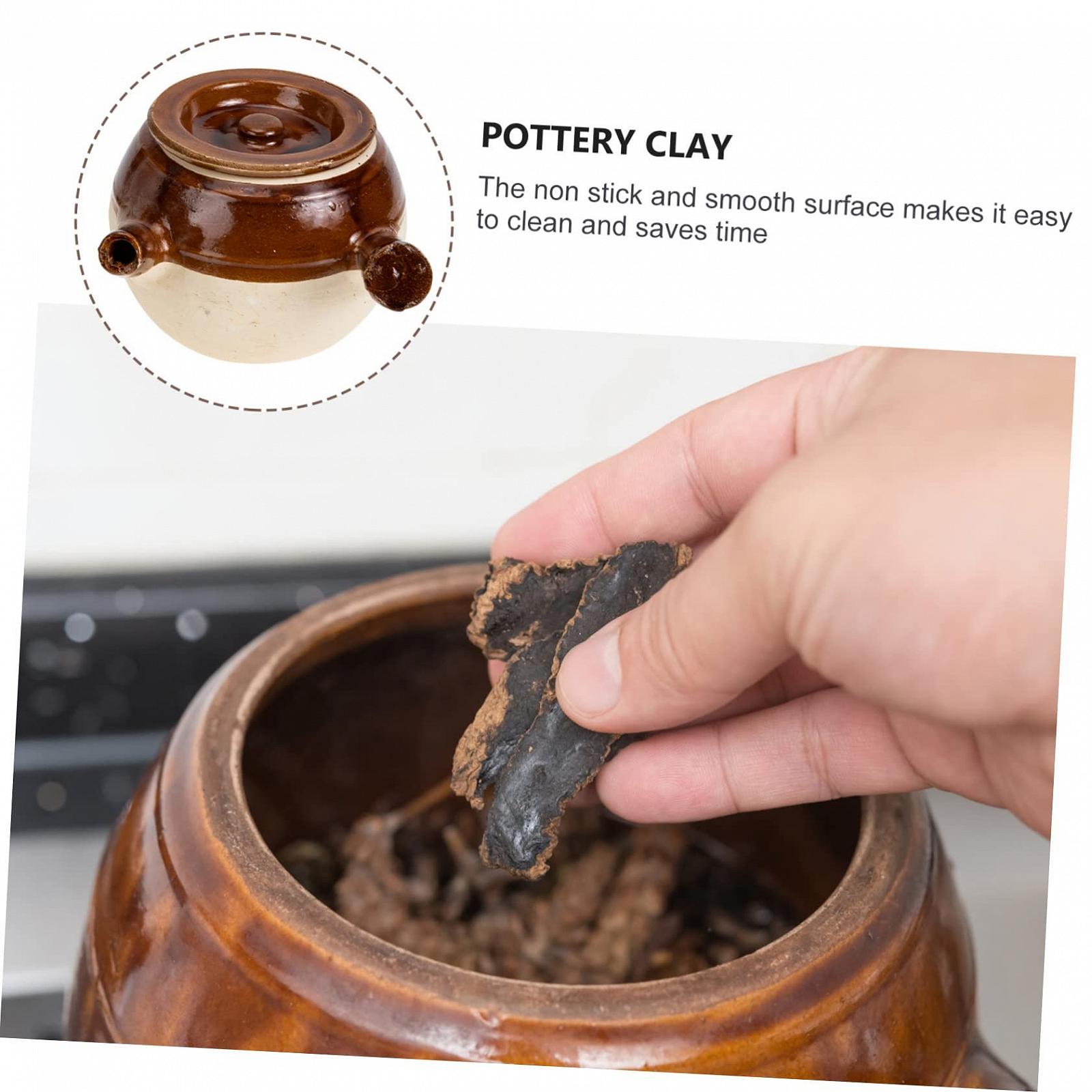 Керамический горшок Luxshiny Clay Pot для приготовления лечебных отваров и чая, фото №9