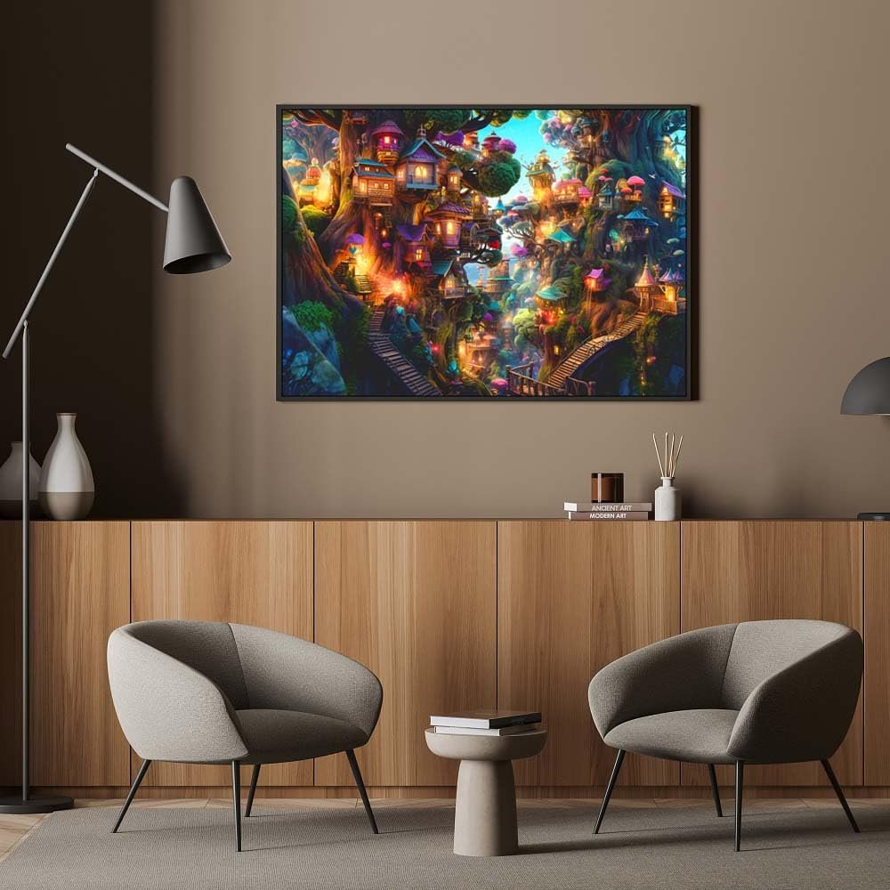 Пазл Fantasy Tree Houses 1000 елементів 70 x 50 см 1.8 мм, фото №5