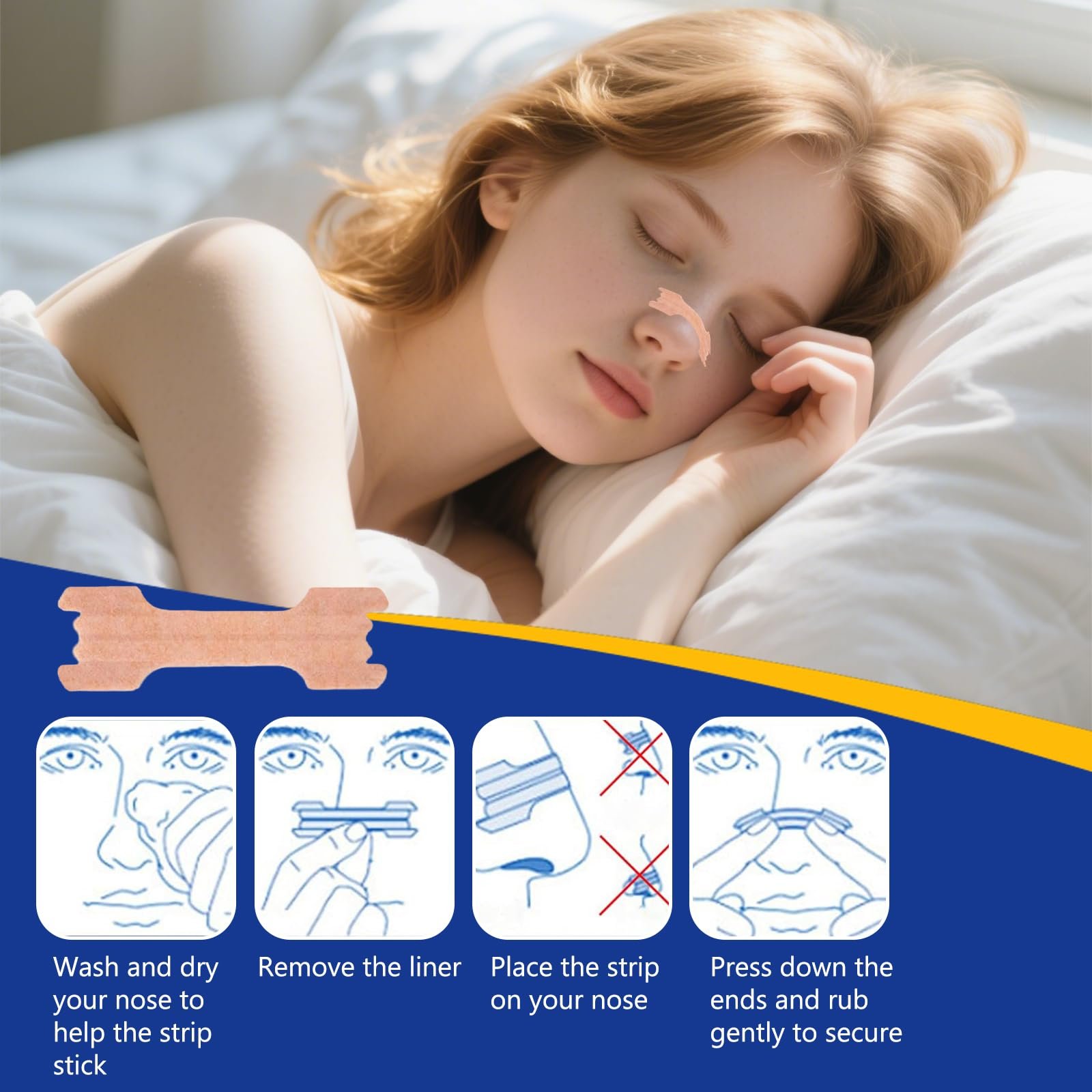 Пластирі для носа від хропіння, 50 шт., фото №6 Пластирі для носа від хропіння, 50 шт., фото №6