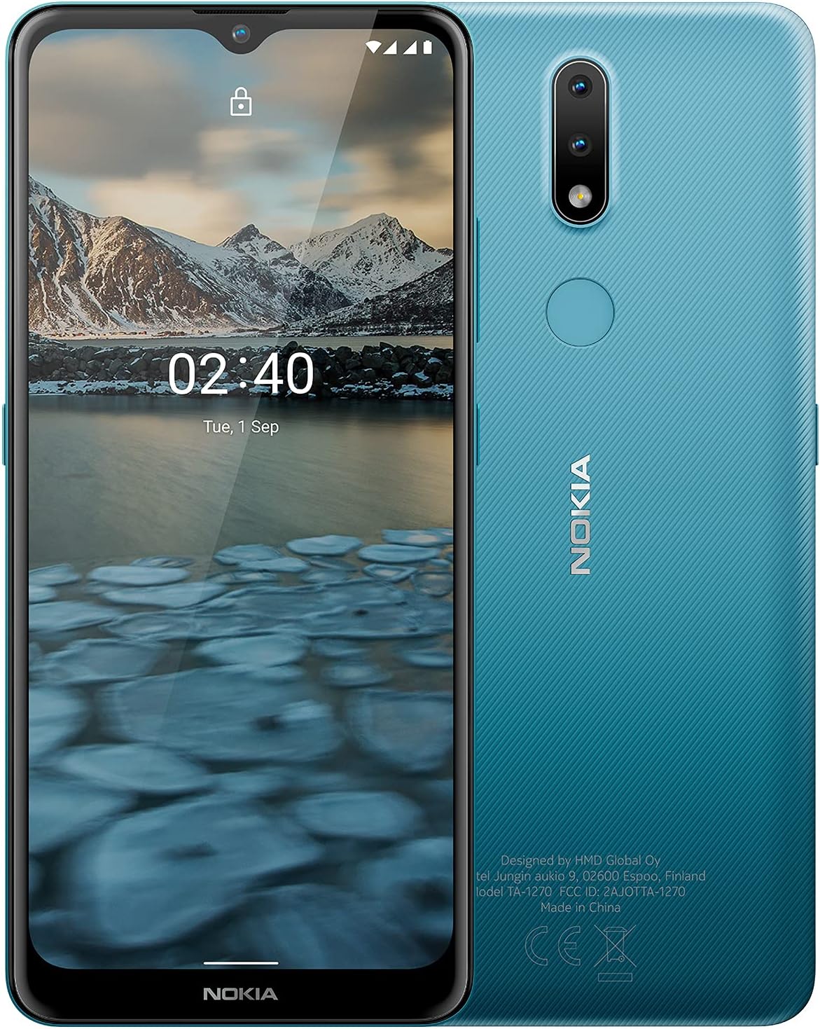 Смартфон 6.5" Nokia 2.4 2/32Gb 4G 2-SIM 13Мп 8 ядер Blue, фото №1