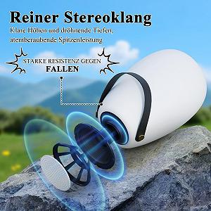 Настольная лампа MALUX Set of 2 уличная с динамиком аккумуляторная RGB LED беспроводная IP44 набор 2 шт. synthetic.ua - Фото 1