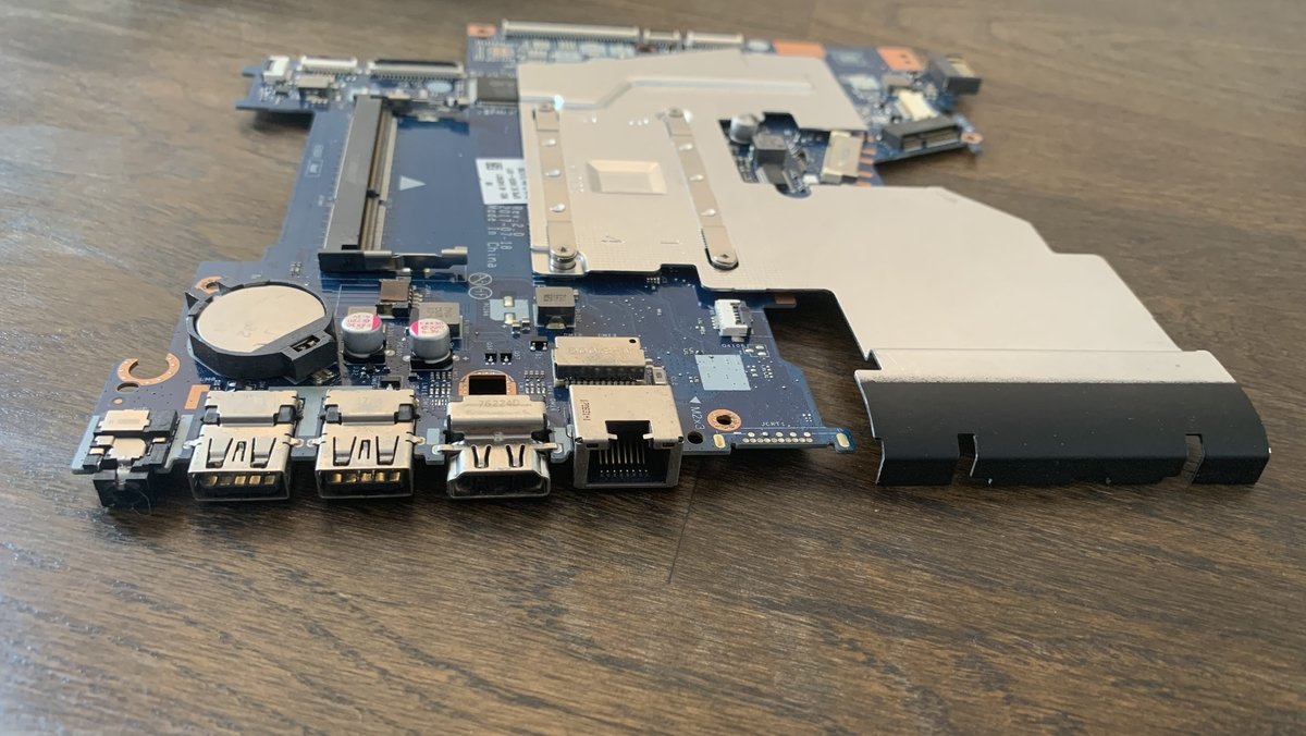 Материнська плата LA-E811P з процесором Intel Celeron N3060, фото №1