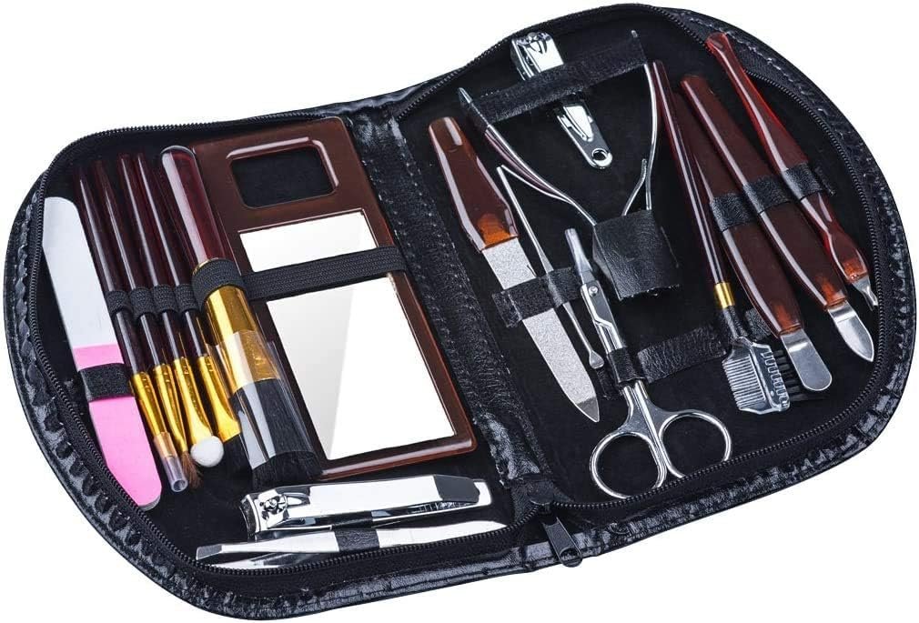 Косметичний і манікюрний набір в одному наборі на блискавці PARENCE. 18 предметів, фото №1 Косметичний і манікюрний набір в одному наборі на блискавці PARENCE. 18 предметів, фото №1