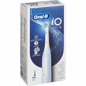 Зубна щітка електрична Oral-B iO 3N Синій: 3 режими, 1 зарядний пристрій, 1 тримач для щітки - Фото 1