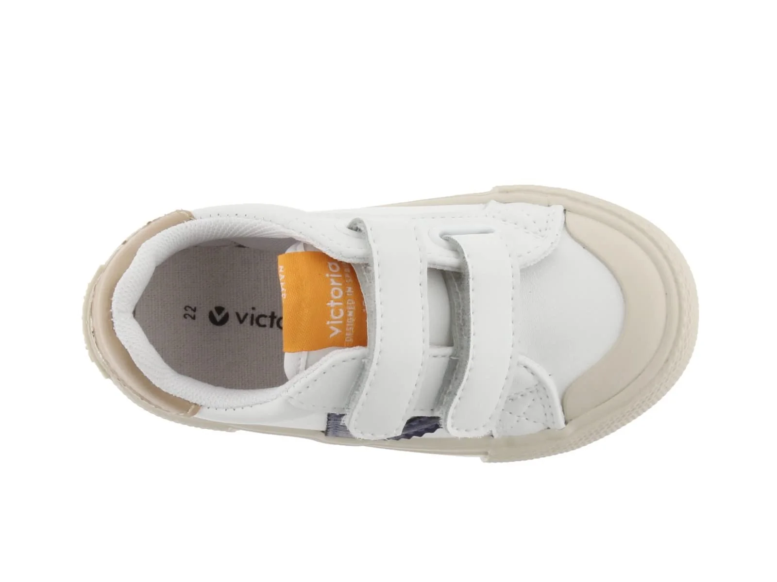 Кеди Victoria Tribu Шкіряний вигляд та застібка-липучка та контраст, фото №4