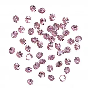 Стразы для ногтей Кристаллические круглые 50 штук - Фото 1