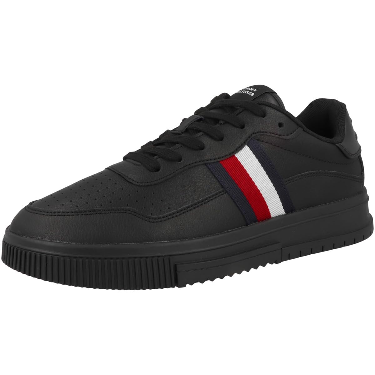 Кросівки Tommy Hilfiger Supercup Low Шкіряні в смужку, фото №4