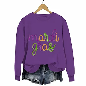 Свитшот Женский Рождественский Принт Crew Neck Без Капюшона synthetic.ua - Фото 1