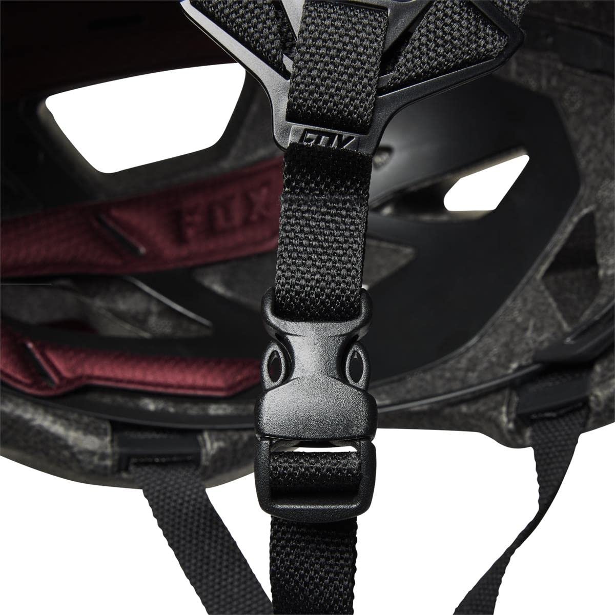 Шолом Fox Junior YTH Mainframe Ce Dark Maroon, Red, One Size, фото №7