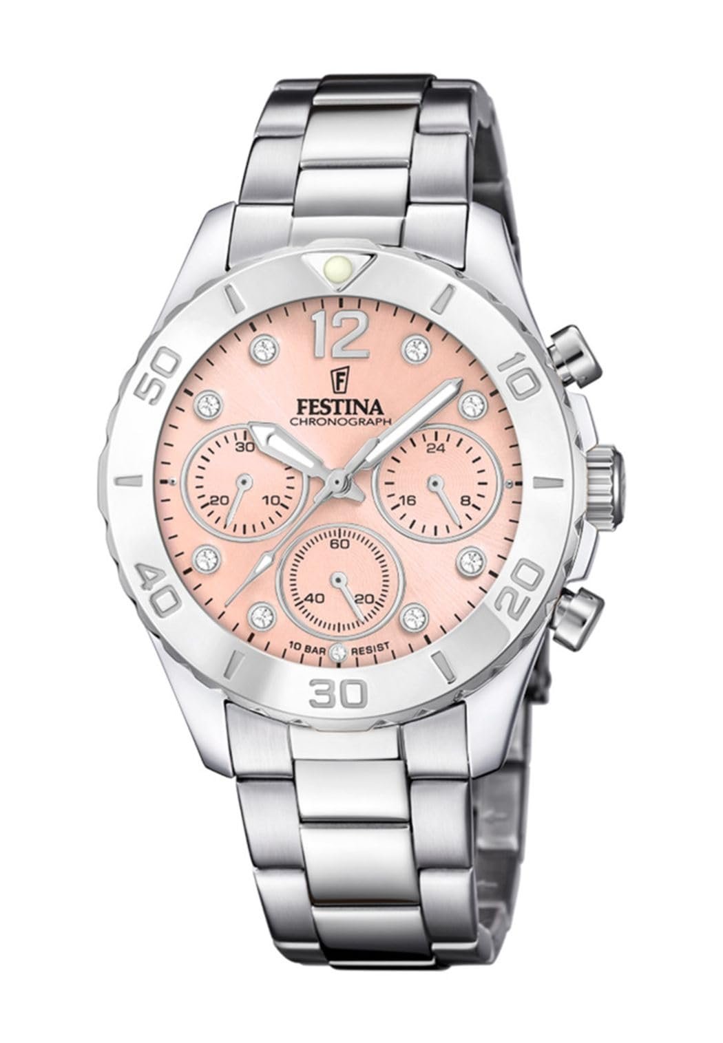 Часы Женские Festina Boyfriend Collection Хронограф Золотистый Сталь, фото №1 Часы Женские Festina Boyfriend Collection Хронограф Золотистый Сталь, фото №1